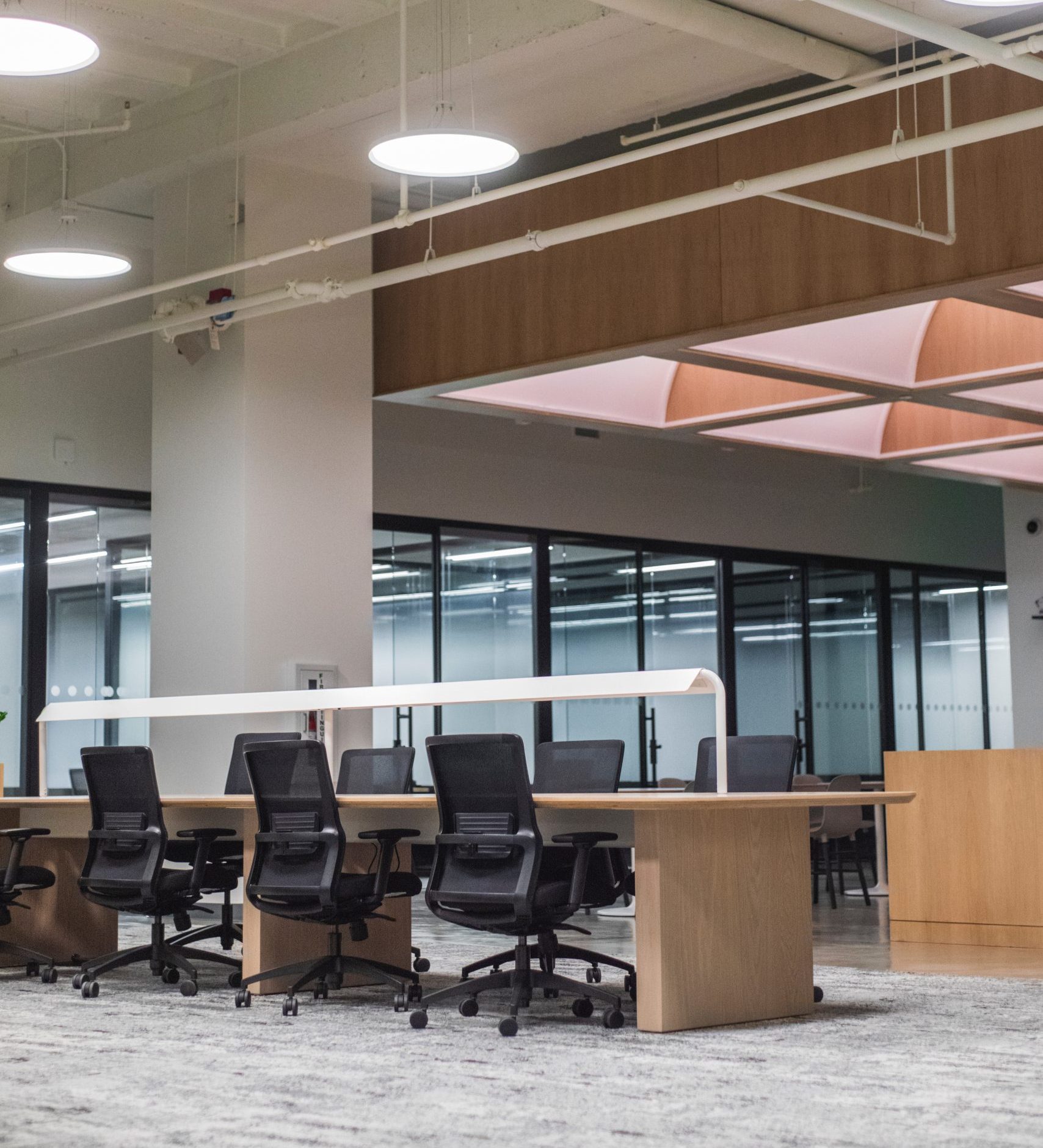 commercial remodeling of an office space